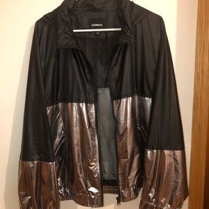 Metallic Windbreaker from Express
